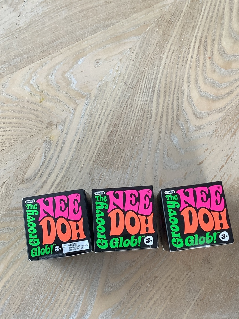 NeeDoh Groovy Glob Great Squish - Purple,Green and Orange